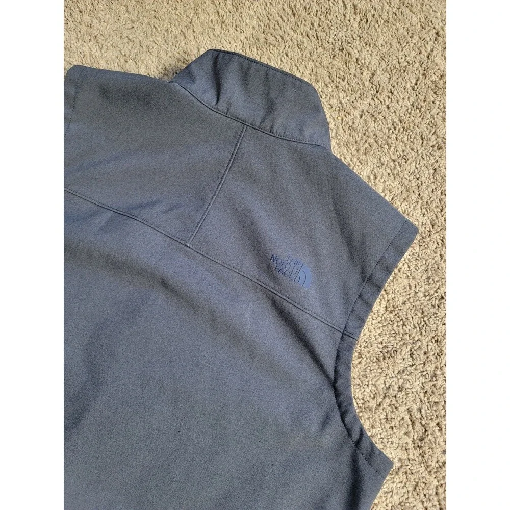 The North Face Apex Bionic Softshell Vest Mens XL Blue Windproof Windwall Jacket